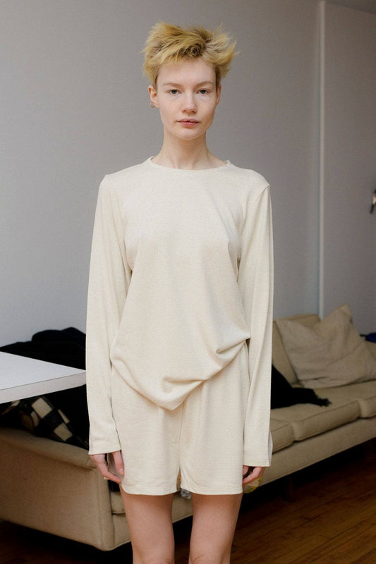 SILK LONG SLEEVE TEE