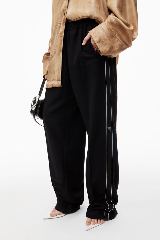 TRACK PANT W/LOGO WEBBING TAPE