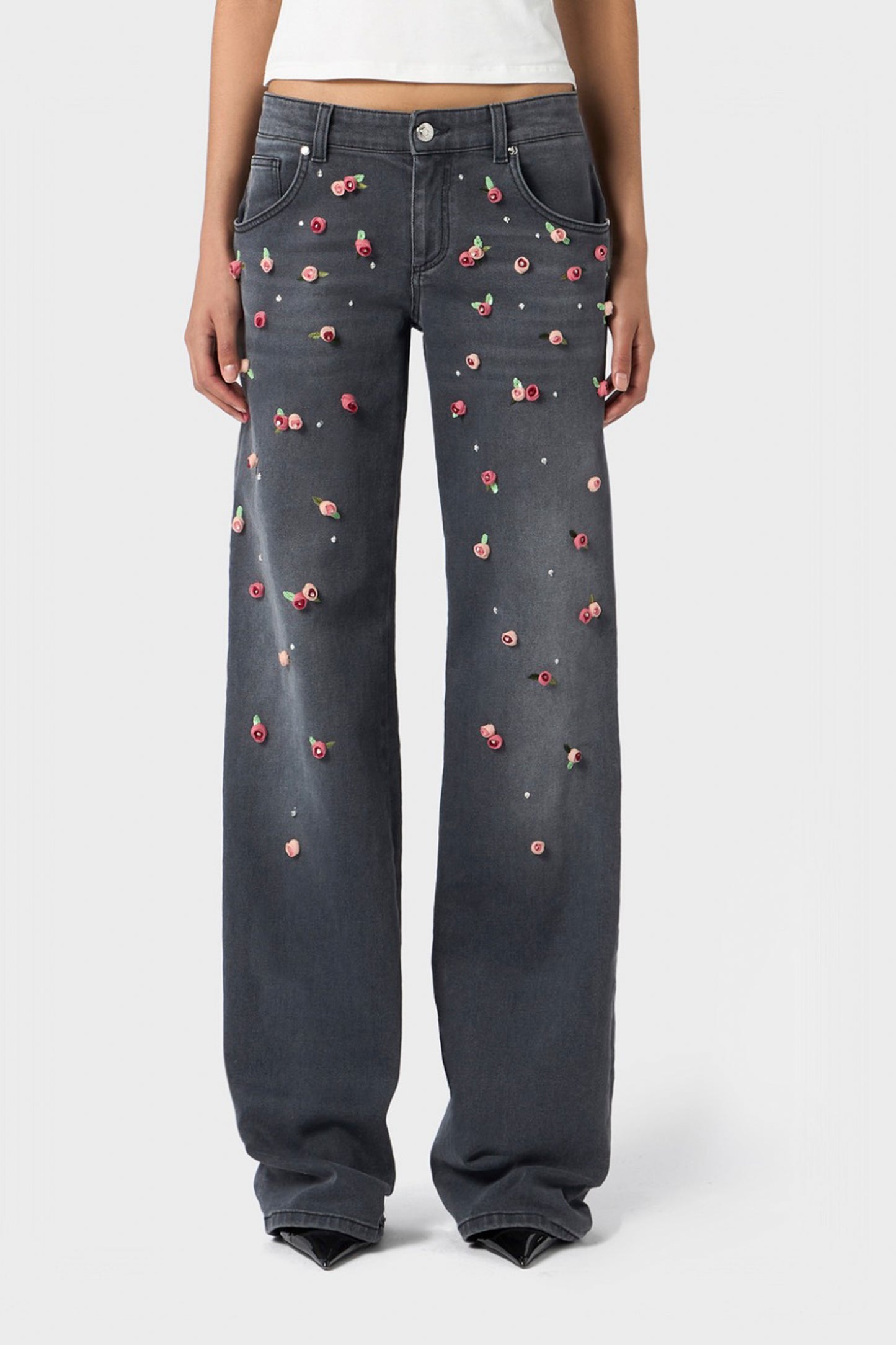 2J151A PANT DENIM EMBROID