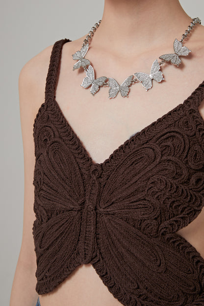 2W261A COLLANA FARFALLA
