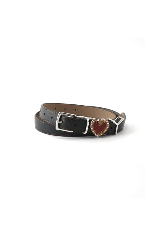 EMBROIDERED Y HEART BELT