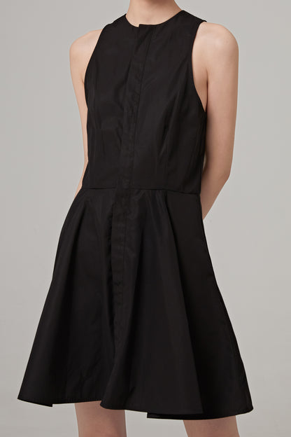 SHORT DRESS HIDDEN TAB
