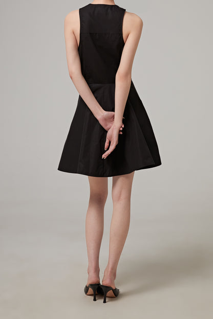 SHORT DRESS HIDDEN TAB