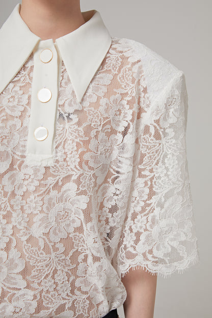 Lace Signature Polo