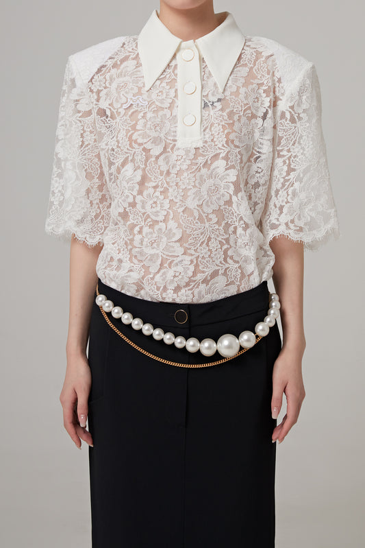 Lace Signature Polo