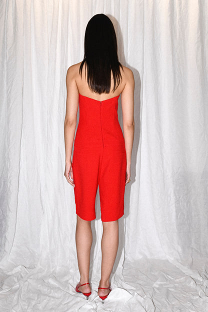 Sablé Bustier Mini Jumpsuit
