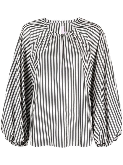 L/S CREWNECK TOP W/ OVERSIZED RAGLAN SLV