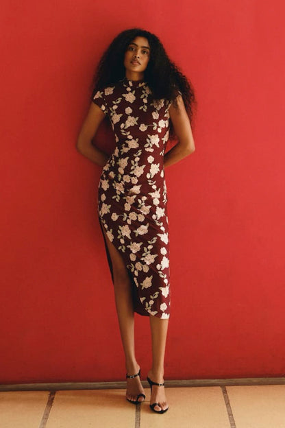 Mesh Asymmetric Dress