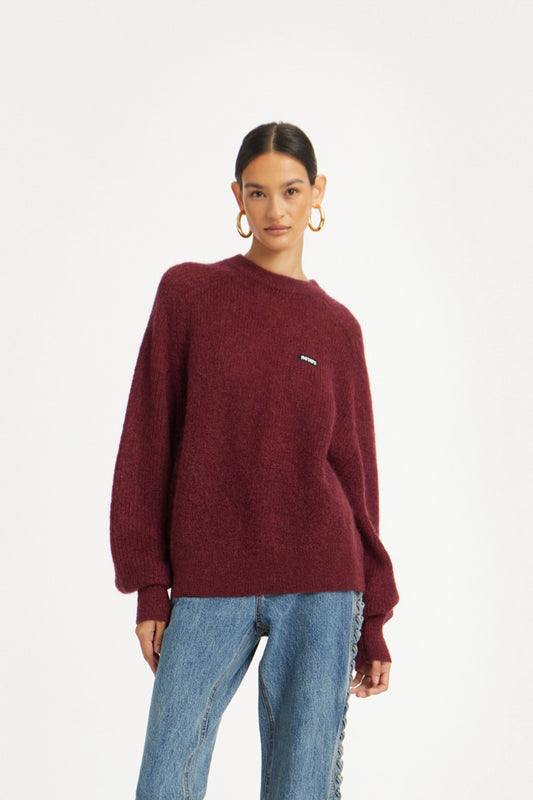 Light Knit Logo Sweater