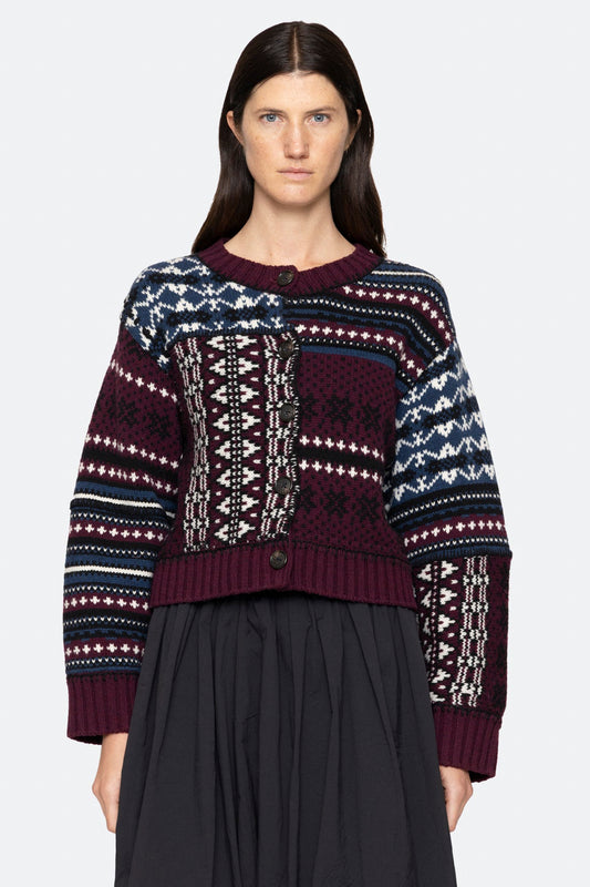 LINEA FAIR ISLE CARDIGAN (D2)