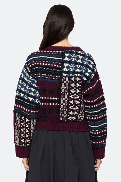 LINEA FAIR ISLE CARDIGAN (D2)