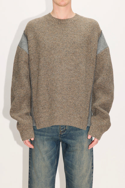 PATCHED SWEATER