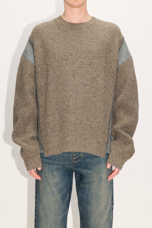 PATCHED SWEATER