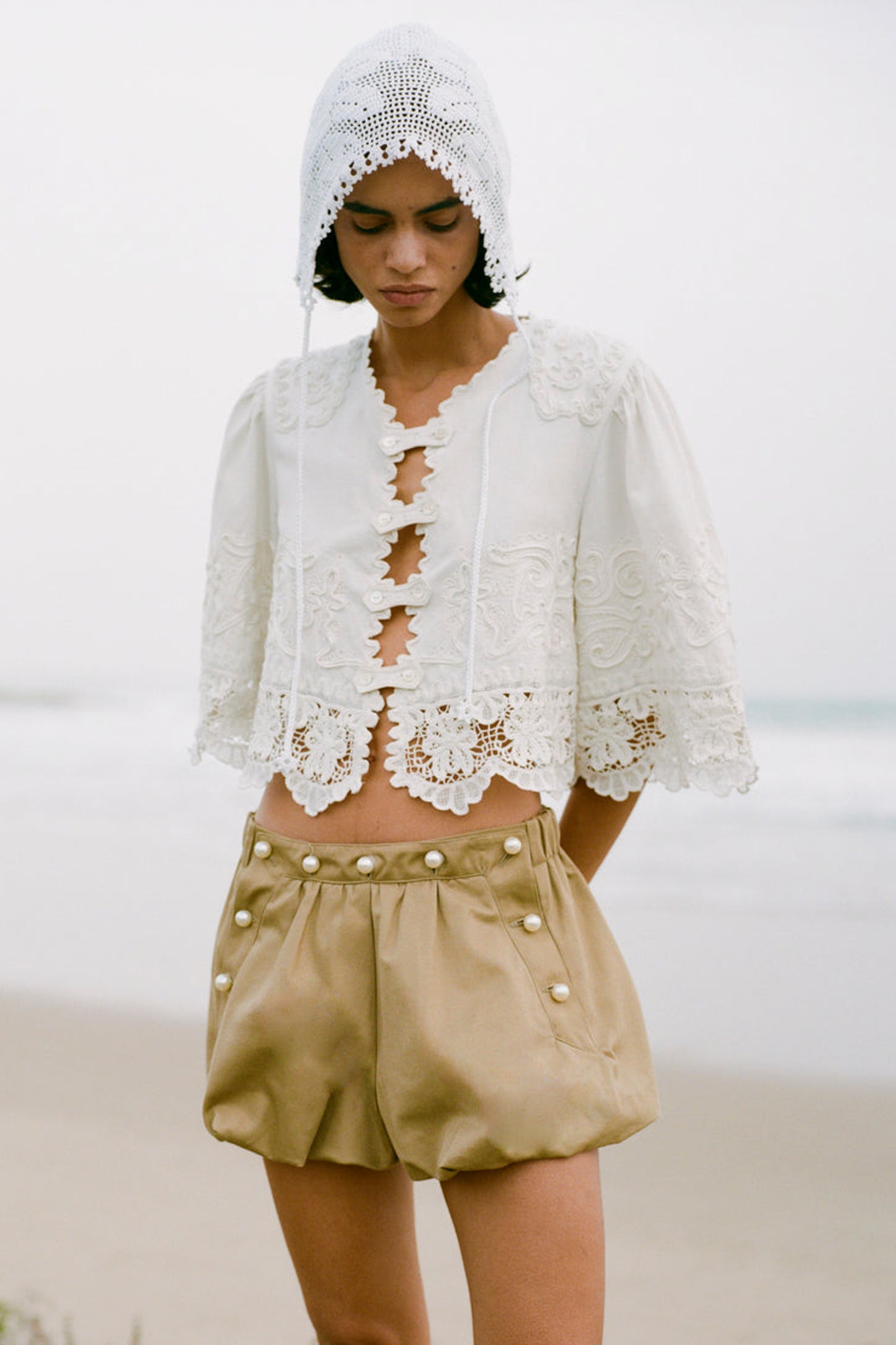 IYLA SOUTACHE S/SLV TOP (D2)