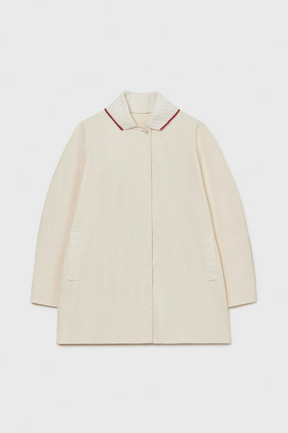 CROCHET COLLAR JACKET CREAM