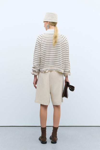 ORGANIC COTTON STRIPED POLO