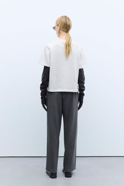 INSTANTE EMBROIDERED T-SHIRT WHITE