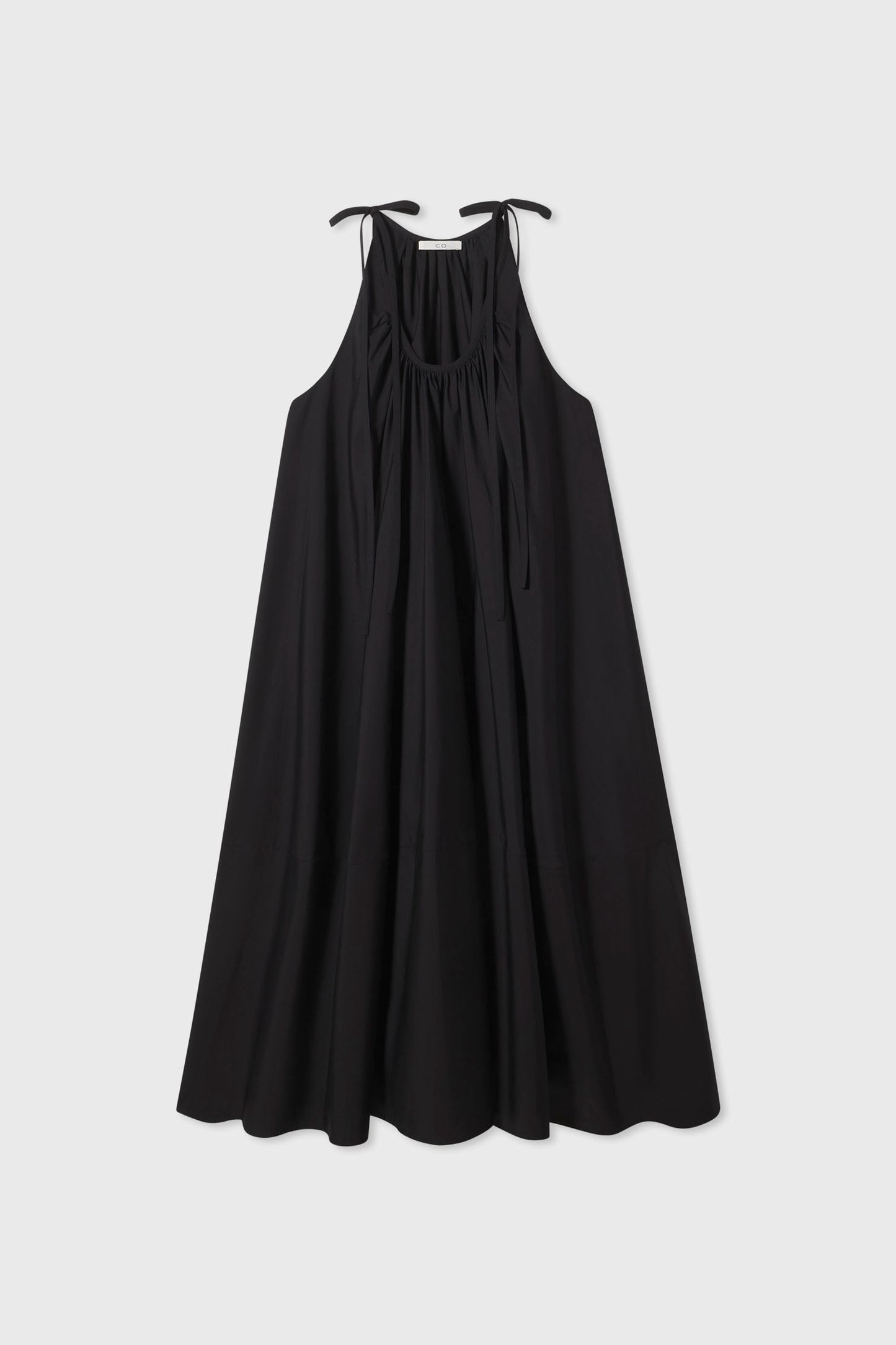 GATHERED MAXI DRESS
