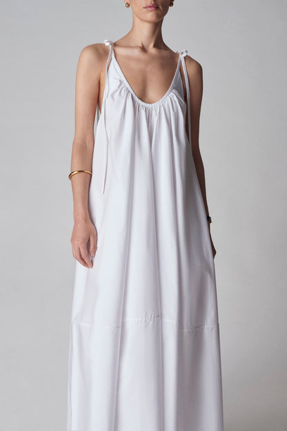 GATHERED MAXI DRESS