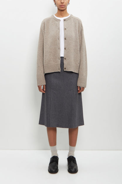 ROUND NECK CARDIGAN