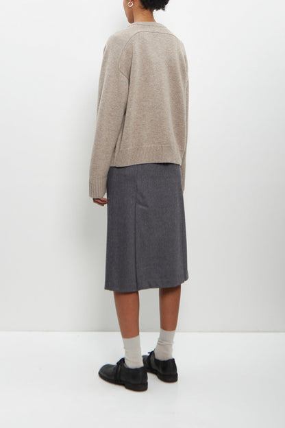 ROUND NECK CARDIGAN