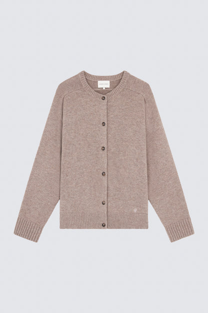 ROUND NECK CARDIGAN