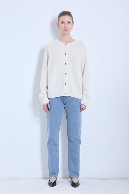 ROUND NECK CARDIGAN
