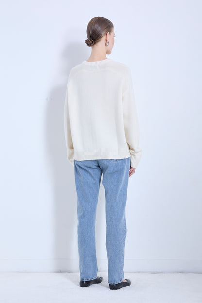 ROUND NECK CARDIGAN