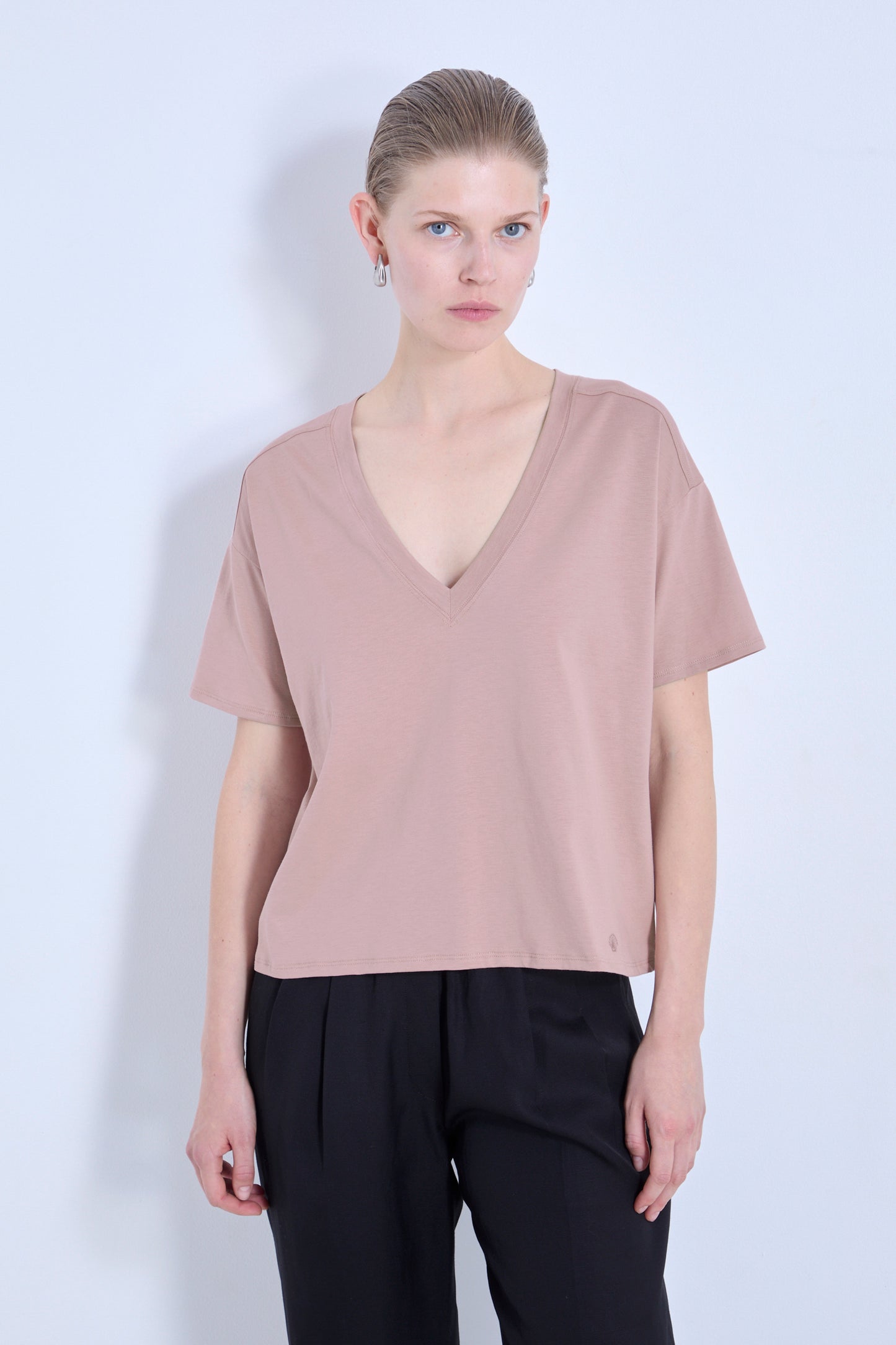 TSHIRT COL V
