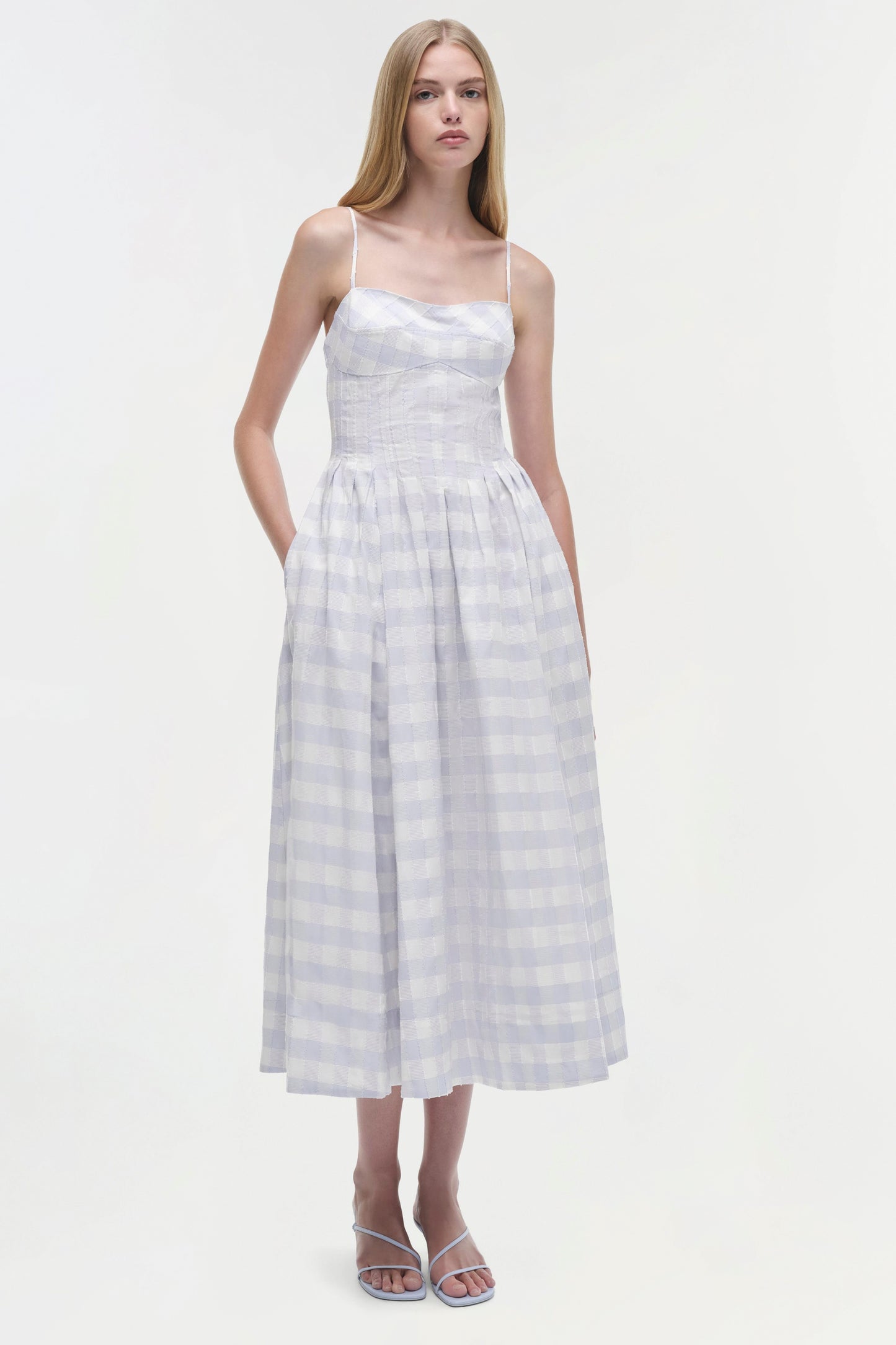 KITTIYA S/L MIDI DRESS