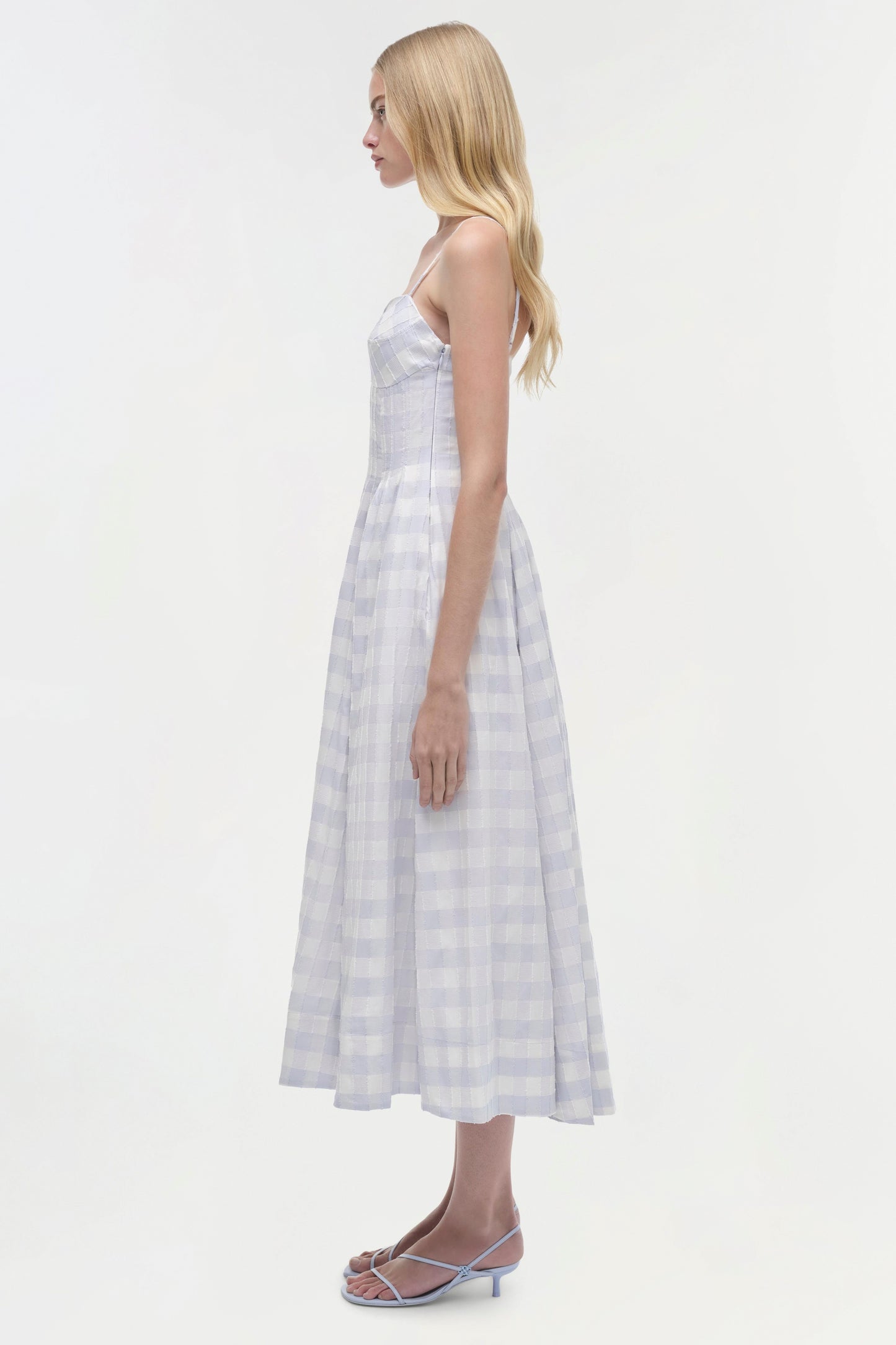 KITTIYA S/L MIDI DRESS