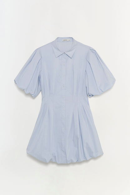CLEO BALLOON PINTUCK MINI DRESS