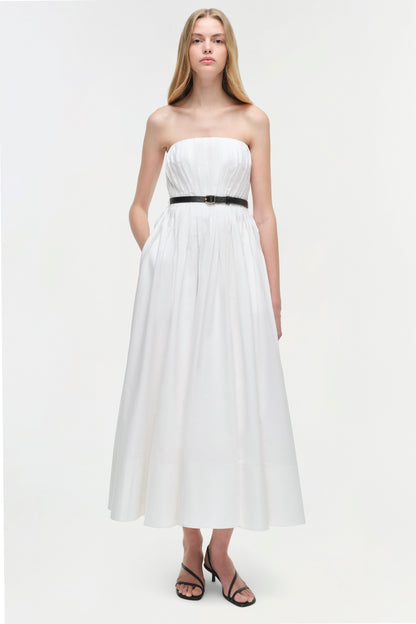 THALIA BUSTIER MIDI DRESS