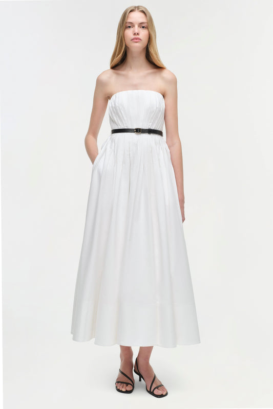 THALIA BUSTIER MIDI DRESS