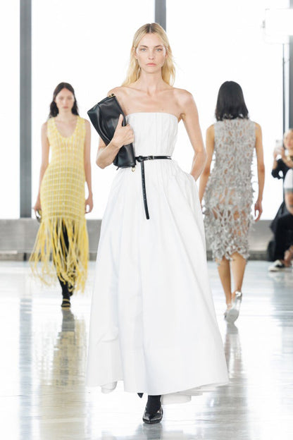 THALIA BUSTIER MIDI DRESS