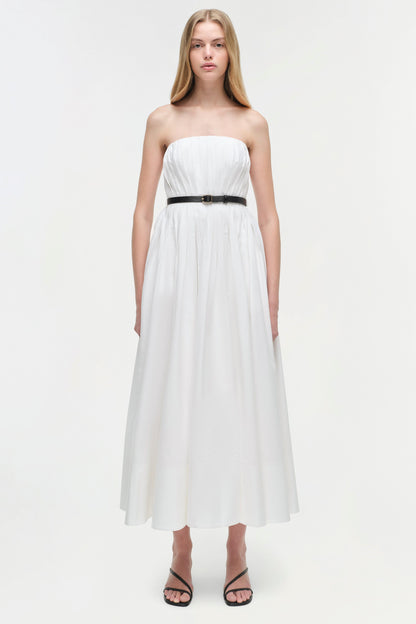 THALIA BUSTIER MIDI DRESS
