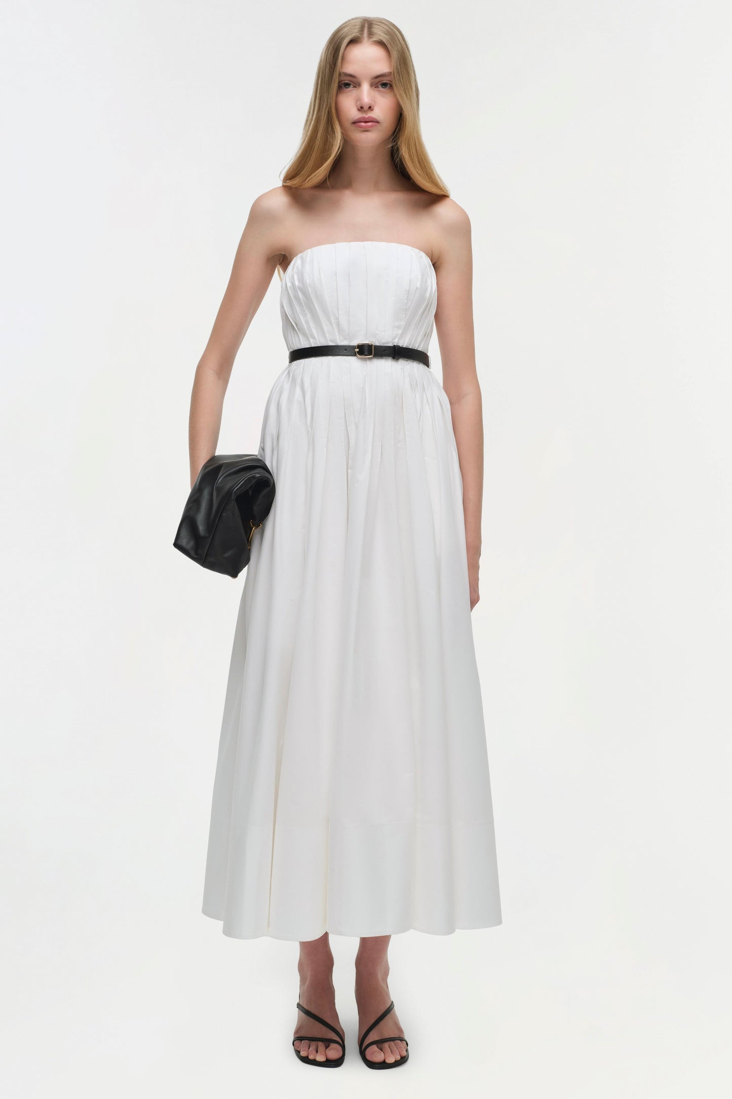 THALIA BUSTIER MIDI DRESS