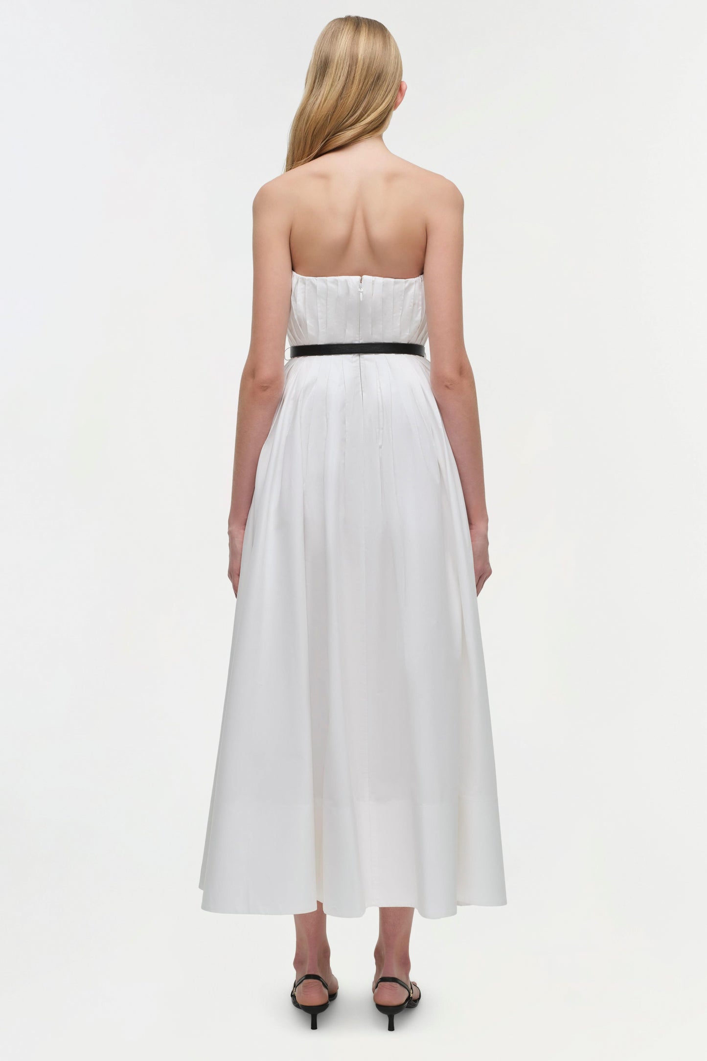 THALIA BUSTIER MIDI DRESS