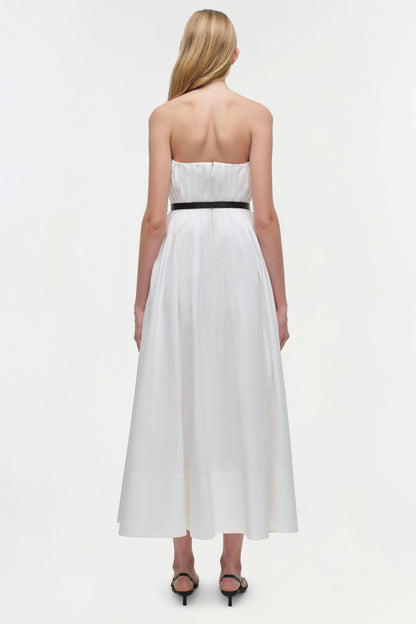 THALIA BUSTIER MIDI DRESS
