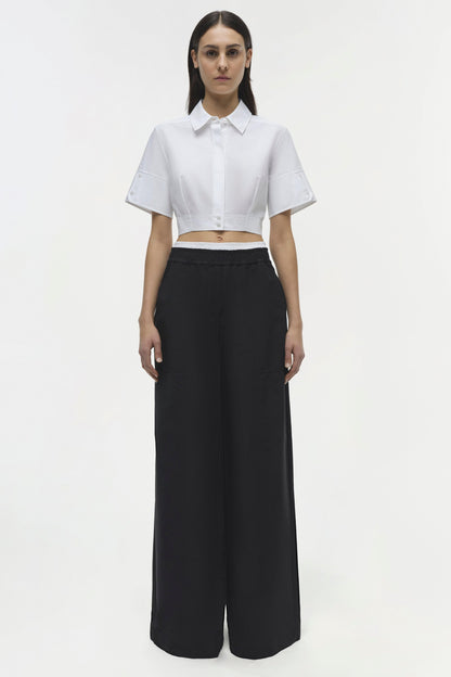 OLLY DOUBLE WAISTBAND PANT