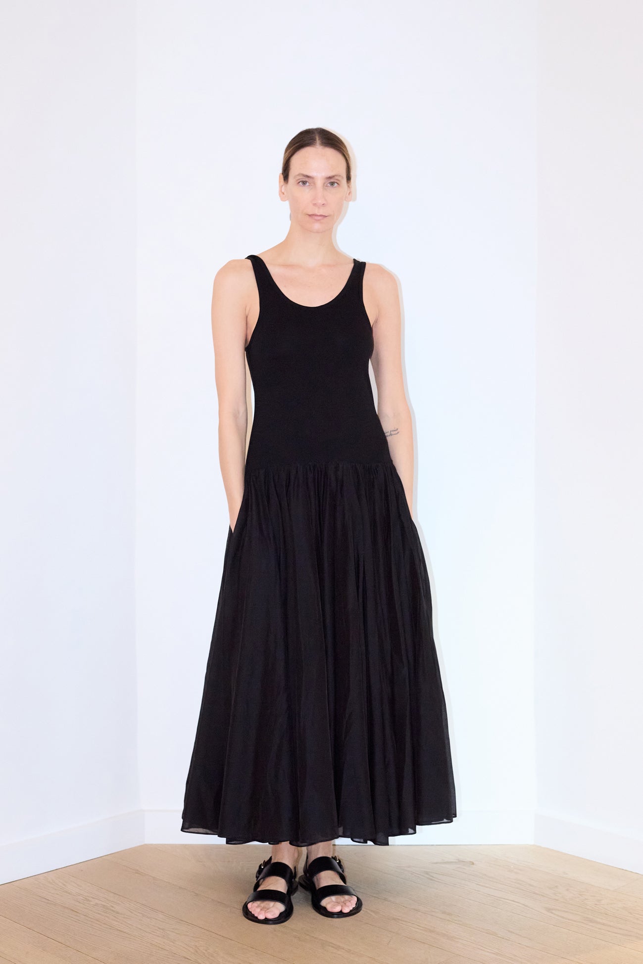 CRINOLINE DOUBLE LAYER DRESS