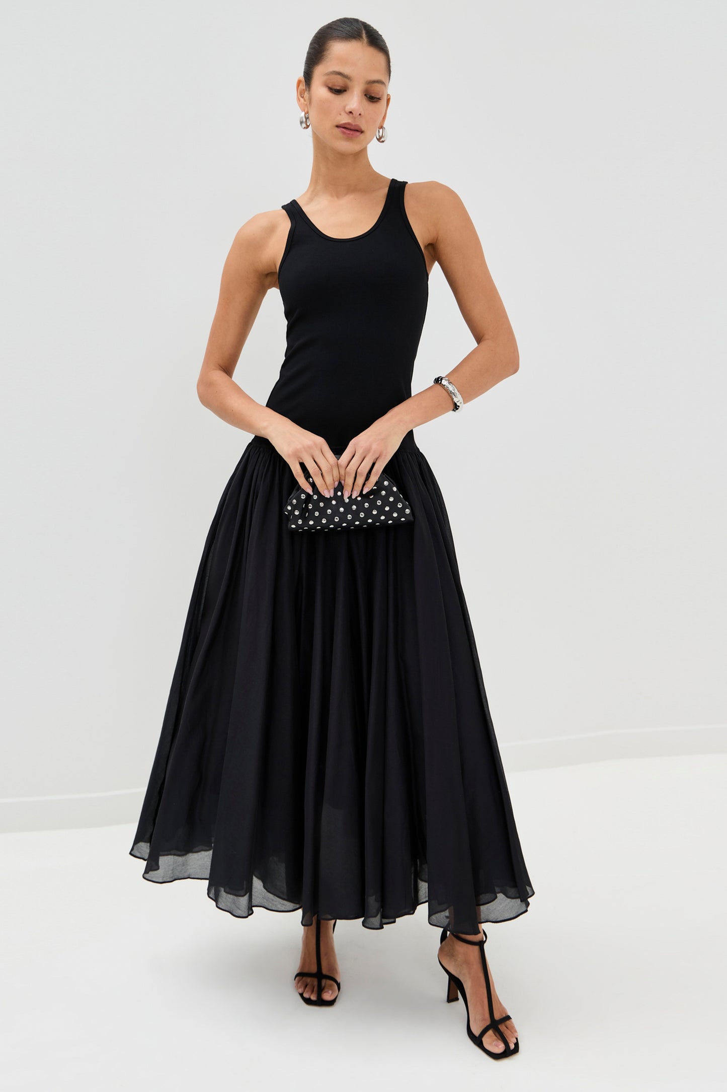 CRINOLINE DOUBLE LAYER DRESS