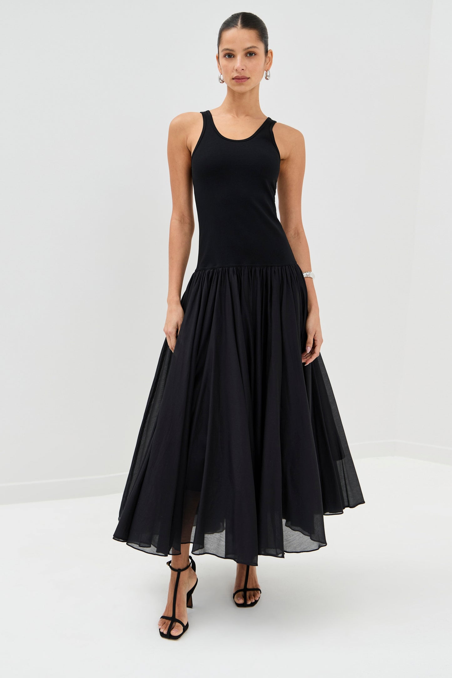 CRINOLINE DOUBLE LAYER DRESS