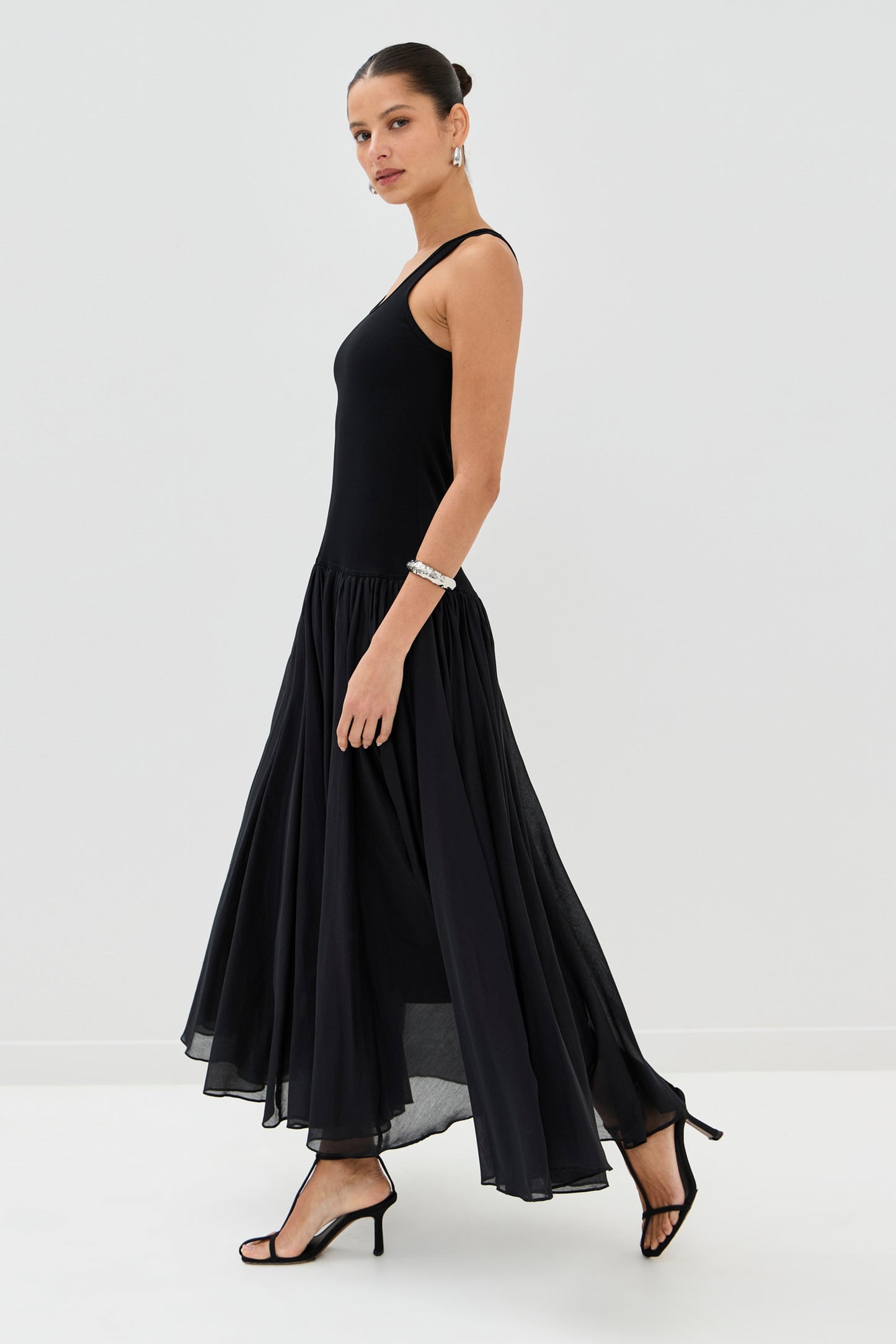 CRINOLINE DOUBLE LAYER DRESS
