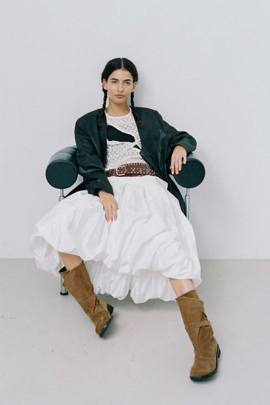 PUFF LONG SKIRT