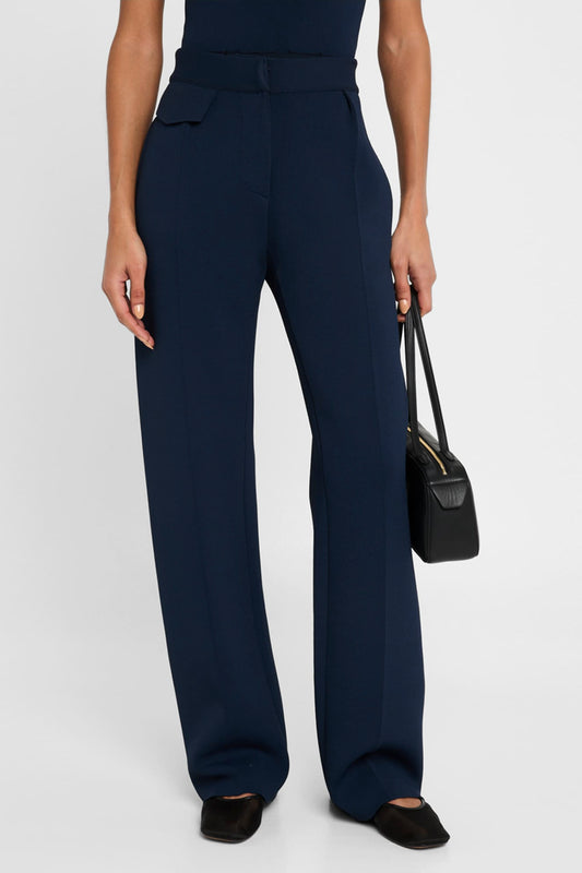 THE CECILY TAILORED KNIT TROUSERS
