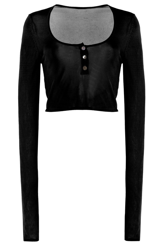 THE WYLDER CROPPED FITTED HENLEY