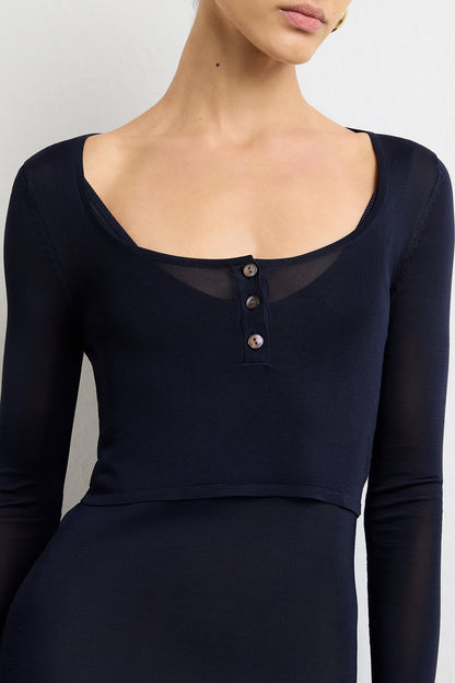 THE WYLDER CROPPED FITTED HENLEY