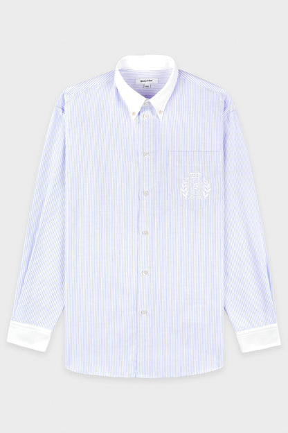 H&W Crest Oversized Oxford Shirt