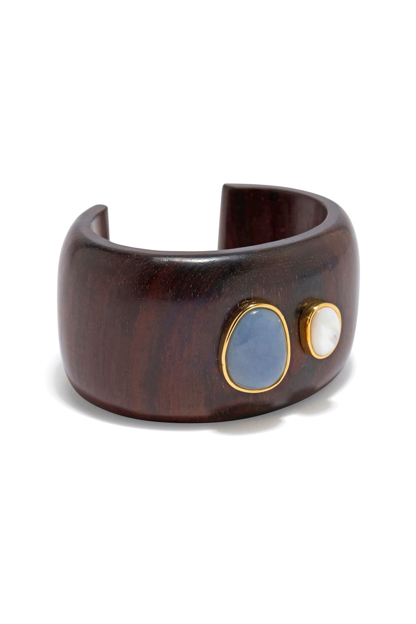 LANNA CUFF IN ACACIA WOOD - XS/S